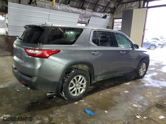 2020 Chevrolet Traverse LS with VIN 1GNEVFKW6LJ160174, listed as a Copart auction lot 87512565 with 97,266 mi miles and Salvage Title. Bid and sale history available at carsss.com. Image 3.