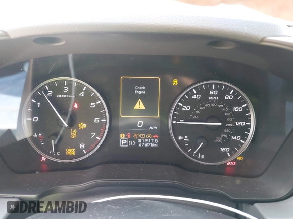 2024 Subaru Crosstrek Premium with VIN JF2GUADC6R8296235, listed as a IAAI auction lot 42392801 with 27,376 mi miles and . Bid and sale history available at DreamBid. Image 7.