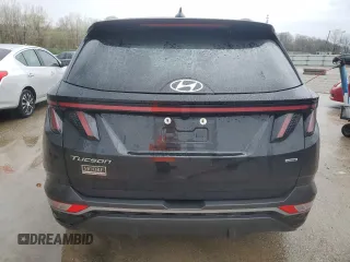 2024 Hyundai Tucson SEL with VIN 5NMJFCDE9RH322613, listed as a Copart auction lot 51095755 with 17,471 mi miles and Salvage Title. Bid and sale history available at carsss.com. Image 6.