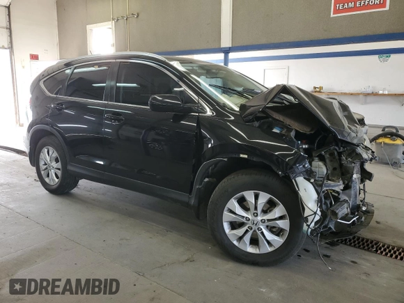 2013 Honda CR-V EX-L z VIN 2HKRM4H72DH661929, wystawiony jako Copart lot #60455455 z przebiegiem 198 637 mil mil oraz Szkoda całkowita • Salvage title. Historia ofert i sprzedaży dostępna na DreamBid. Obrazek 4.
