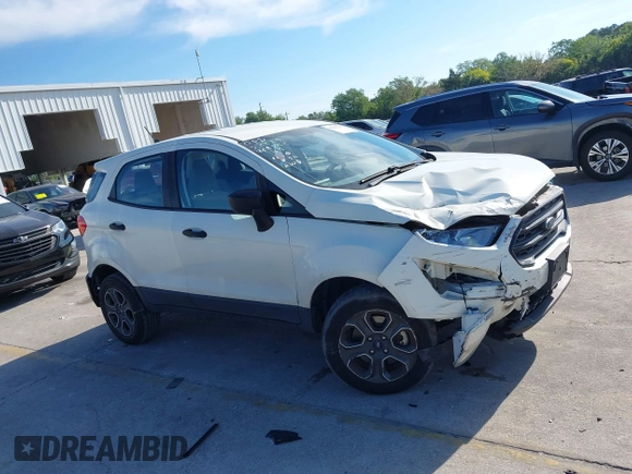 2020 Ford EcoSport S with VIN MAJ6S3FL6LC337367, listed as a IAAI auction lot 41892241 with 160,862 mi miles and . Bid and sale history available at DreamBid. Image 13.