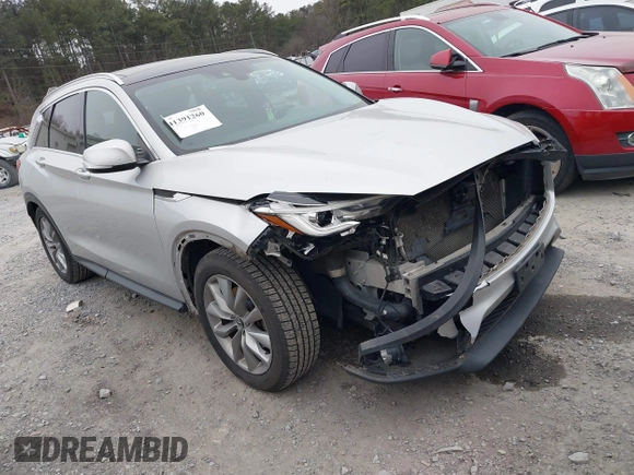 2019 Infiniti QX50 Essential z VIN 3PCAJ5M13KF136032, wystawiony jako IAAI lot #41391260 z przebiegiem 102 407 mil mil oraz . Historia ofert i sprzedaży dostępna na DreamBid. Obrazek 1.