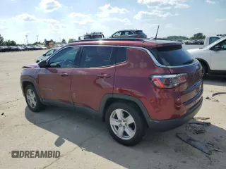 2022 Jeep Compass Altitude with VIN 3C4NJCBB1NT140152, listed as a Copart auction lot 63710165 with 51,256 mi miles and Clean title. Bid and sale history available at DreamBid. Image 2.