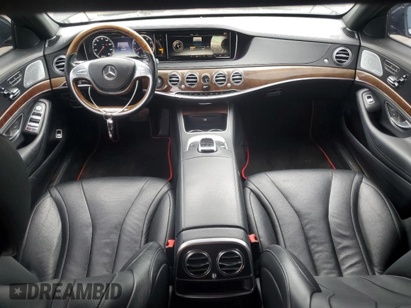 2015 Mercedes-Benz S 550 with VIN WDDUG8CB2FA130184, listed as a Copart auction lot 44603455 with 107,520 mi miles and Salvage Title. Bid and sale history available at carsss.com. Image 8.