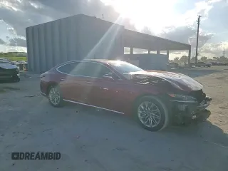 2019 Lexus LS 500 with VIN JTHB51FF0K5009992, listed as a Copart auction lot 79403714 with 49,433 mi miles and Salvage title. Bid and sale history available at DreamBid. Image 10.