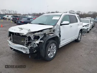 2015 GMC Terrain Denali with VIN 2GKALUEK2F6163041, listed as a IAAI auction lot 41564760 with 106,759 mi miles. Bid and sale history available at carsss.com. Image 2.