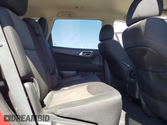 2017 Nissan Pathfinder Platinum with VIN 5N1DR2MM5HC907722, listed as a Copart auction lot 61256935 with 155,020 mi miles and Salvage title. Bid and sale history available at DreamBid. Image 11.