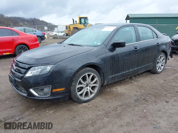 2012 Ford Fusion SEL with VIN 3FAHP0JA9CR375921, listed as a IAAI auction lot 42043626 with 147,838 mi miles. Bid and sale history available at carsss.com. Image 2.