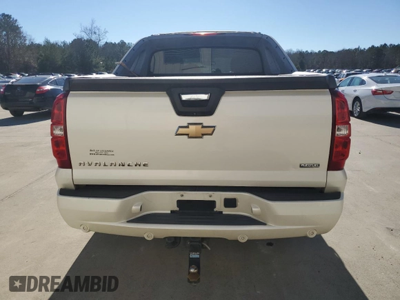 2010 Chevrolet Avalanche LTZ with VIN 3GNNCGE09AG186060, listed as a Copart auction lot 88727255 with 276,760 mi miles and Salvage Title. Bid and sale history available at DreamBid. Image 6.