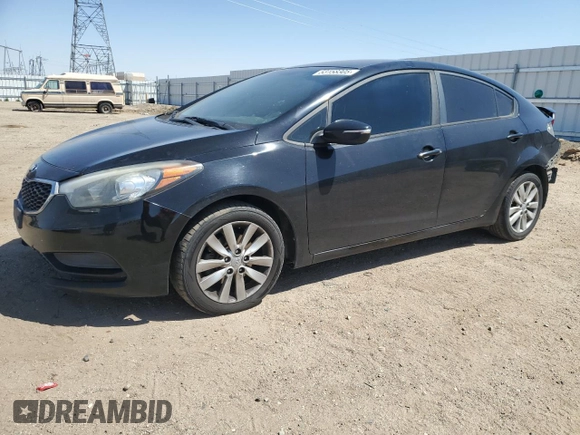 2016 Kia Forte LX with VIN KNAFX4A66G5508452, listed as a Copart auction lot 53158305 with 203,882 mi miles and Salvage Title. Bid and sale history available at carsss.com. Image 1.
