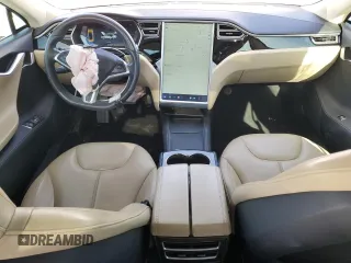 2014 Tesla Model S 60 with VIN 5YJSA1H11EFP49407, listed as a Copart auction lot 52215955 with 109,827 mi miles and Salvage Title. Bid and sale history available at DreamBid. Image 8.