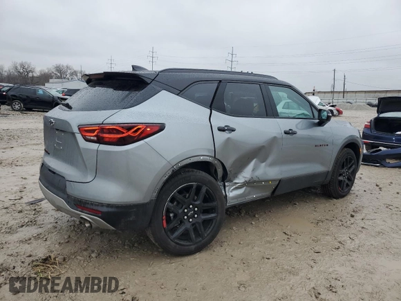2024 Chevrolet Blazer LT с VIN 3GNKBJR46RS176627, выставлен на аукционе Copart как лот 85931884 с пробегом 12 363 миль миль и Списание • Salvage title. История ставок и продаж доступна на DreamBid. Изображение 3.