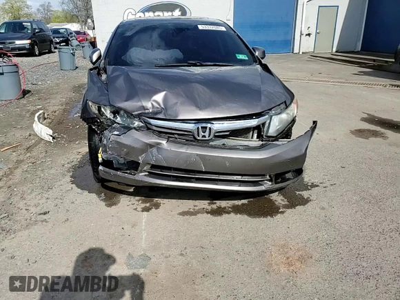 2012 Honda Civic EX with VIN 19XFB2F80CE053287, listed as a Copart auction lot 53332085 with 137,445 mi miles and Salvage Title. Bid and sale history available at DreamBid. Image 13.