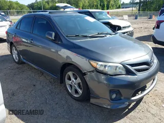 2011 Toyota Corolla L with VIN 2T1BU4EE2BC684289, listed as a IAAI auction lot 42027474 with 214,657 mi miles. Bid and sale history available at carsss.com. Image 1.