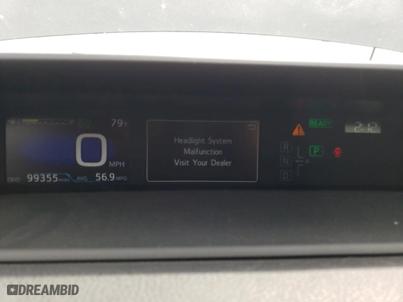 2019 Toyota Prius L Eco with VIN JTDKARFU2K3081959, listed as a Copart auction lot 51679145 with 99,355 mi miles and Salvage Title. Bid and sale history available at carsss.com. Image 9.