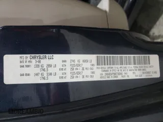 2008 Chrysler Town & Country Touring with VIN 2A8HR54P98R736846, listed as a Copart auction lot 58365425 with 132,641 mi miles and Non repairable. Bid and sale history available at DreamBid. Image 13.