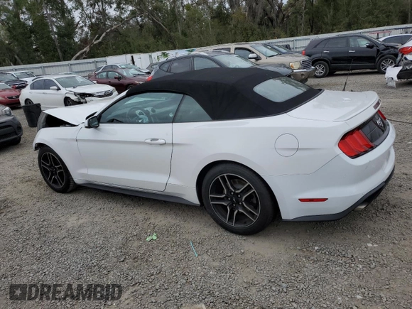 2020 Ford Mustang EcoBoost z VIN 1FATP8UH1L5138747, wystawiony jako Copart lot #88899115 z przebiegiem Nie podano mil oraz Nie do naprawy • Non repairable. Historia ofert i sprzedaży dostępna na DreamBid. Obrazek 2.