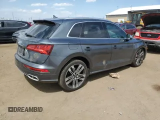 2018 Audi SQ5 Prestige with VIN WA1C4AFY8J2183653, listed as a Copart auction lot 65674224 with 23,128 mi miles and Salvage Title. Bid and sale history available at DreamBid. Image 3.