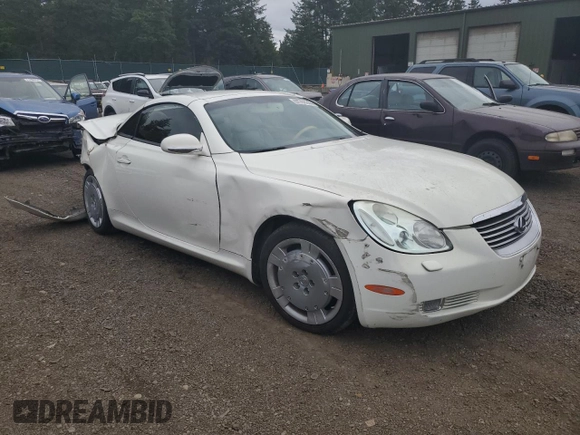 2002 Lexus SC with VIN JTHFN48Y020018514, listed as a Copart auction lot 67766244 with 86,776 mi miles and Salvage Title. Bid and sale history available at carsss.com. Image 4.