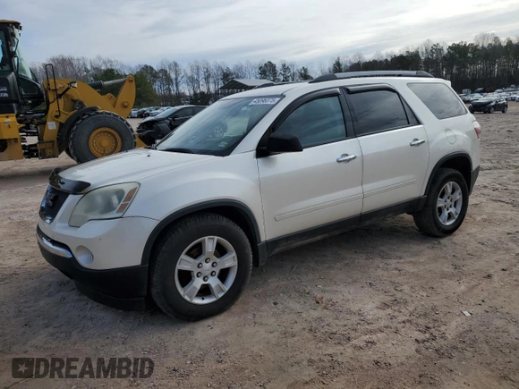 2010 GMC Acadia SL with VIN 1GKLRKED9AJ238262, listed as a Copart auction lot 45096375 with 176,309 mi miles and Salvage Title. Bid and sale history available at carsss.com. Image 1.