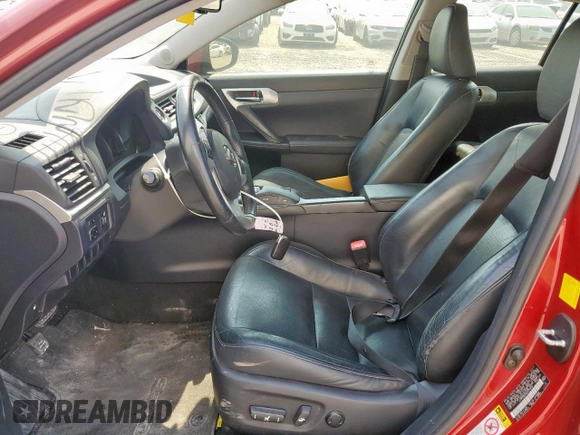 2011 Lexus CT 200h with VIN JTHKD5BHXB2004804, listed as a Copart auction lot 57297305 with 184,800 mi miles and Clean title. Bid and sale history available at DreamBid. Image 7.