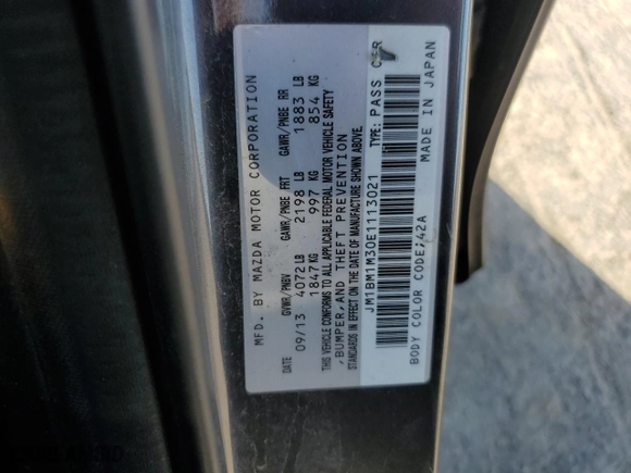 2014 Mazda Mazda3 s Grand Touring with VIN JM1BM1M30E1113021, listed as a Copart auction lot 73579804 with NaN miles and Salvage Title. Bid and sale history available at carsss.com. Image 14.
