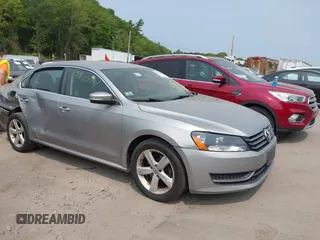 2013 Volkswagen Passat SE with VIN 1VWBH7A36DC033508, listed as a IAAI auction lot 42403707 with 192,373 mi miles and . Bid and sale history available at DreamBid. Image 1.