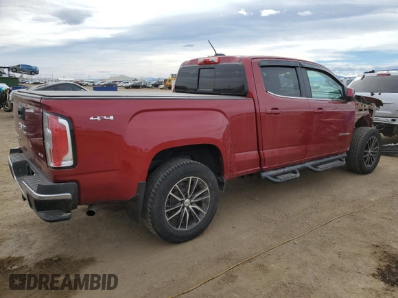 2019 GMC Canyon 4WD SLE with VIN 1GTG6CEN7K1291886, listed as a Copart auction lot 48686655 with 61,979 mi miles and Salvage Title. Bid and sale history available at carsss.com. Image 3.