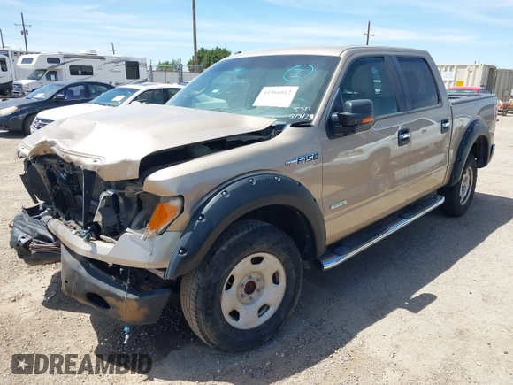 2011 Ford F-150 XLT with VIN 1FTFW1CT0BKD64964, listed as a IAAI auction lot 41966812 with 140,384 mi miles and . Bid and sale history available at DreamBid. Image 2.