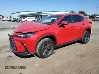 2023 Lexus NX with VIN 2T2AGCEZXPC020633, listed as a Copart auction lot 70345194 with 17,356 mi miles and Salvage Title. Bid and sale history available at carsss.com. Image 1.