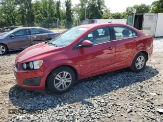 2015 Chevrolet Sonic LT with VIN 1G1JC5SH6F4181224, listed as a Copart auction lot 64640045 with 108,285 mi miles and Salvage title. Bid and sale history available at DreamBid. Image 1.
