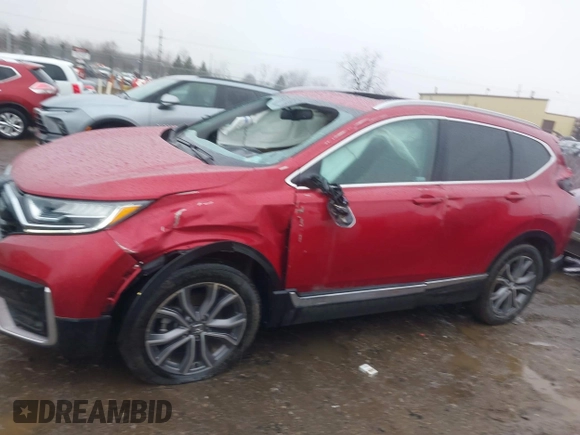 2022 Honda CR-V Touring with VIN 2HKRW2H94NH608375, listed as a IAAI auction lot 41482129 with 33,744 mi miles. Bid and sale history available at carsss.com. Image 14.