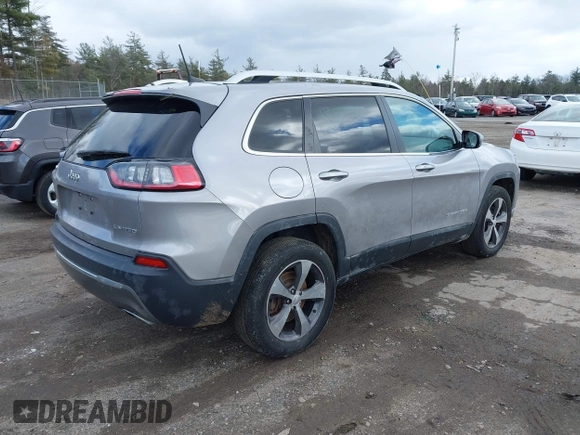 2019 Jeep Cherokee Limited z VIN 1C4PJMDNXKD272009, wystawiony jako IAAI lot #41983939 z przebiegiem 31 075 mil mil oraz . Historia ofert i sprzedaży dostępna na DreamBid. Obrazek 4.
