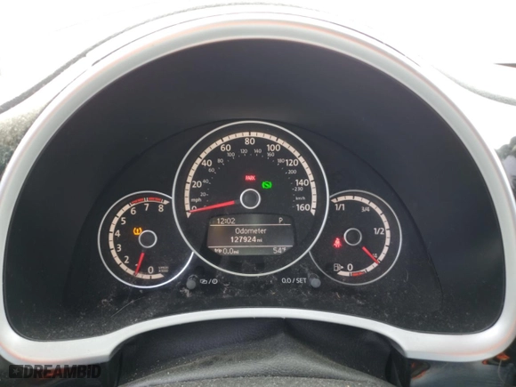 2013 Volkswagen Beetle Coupe 2.5L with VIN 3VWJP7AT8DM664287, listed as a Copart auction lot 46989865 with 124,974 mi miles and Salvage Title. Bid and sale history available at carsss.com. Image 9.