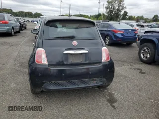 2015 FIAT 500e with VIN 3C3CFFGE6FT615443, listed as a Copart auction lot 71840424 with 0 mi miles and Clean Title. Bid and sale history available at carsss.com. Image 6.