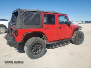 2016 Jeep Wrangler Unlimited Rubicon with VIN 1C4BJWFGXGL183011, listed as a Copart auction lot 42310535 with 165,227 mi miles and Salvage title. Bid and sale history available at DreamBid. Image 3.