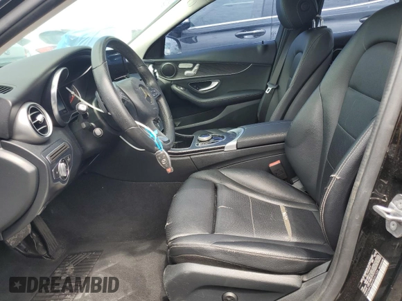 2017 Mercedes-Benz C C 300 with VIN WDDWF4JB6HR241526, listed as a Copart auction lot 53878065 with 86,857 mi miles and Salvage Title. Bid and sale history available at carsss.com. Image 7.