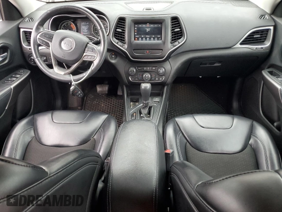 2019 Jeep Cherokee Latitude Plus z VIN 1C4PJLLN3KD172295, wystawiony jako Copart lot #55422315 z przebiegiem 107 676 mil mil oraz Szkoda całkowita • Salvage title. Historia ofert i sprzedaży dostępna na DreamBid. Obrazek 8.
