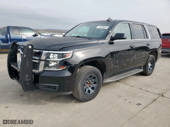 2018 Chevrolet Tahoe Commercial with VIN 1GNLCDEC9JR253143, listed as a Copart auction lot 47688605 with 140,944 mi miles and Clean Title. Bid and sale history available at carsss.com. Image 1.
