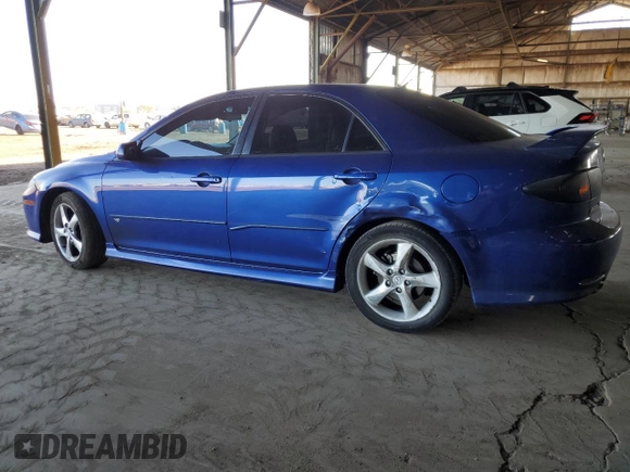 2004 Mazda Mazda6 s with VIN 1YVHP80D145N16404, listed as a Copart auction lot 44018745 with 202,197 mi miles and Salvage Title. Bid and sale history available at carsss.com. Image 2.