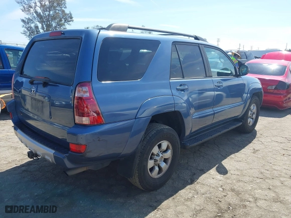 2004 Toyota 4Runner SR5 with VIN JTEZU14R740034156, listed as a IAAI auction lot 41762903 with 283,857 mi miles. Bid and sale history available at carsss.com. Image 4.
