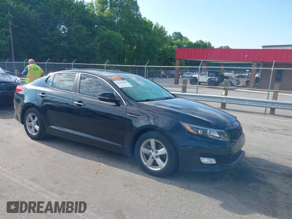 2014 Kia Optima LX z VIN 5XXGM4A76EG301383, wystawiony jako IAAI lot #42180600 z przebiegiem 97 132 mil mil oraz . Historia ofert i sprzedaży dostępna na DreamBid. Obrazek 1.