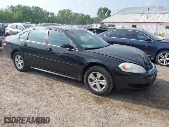 2012 Chevrolet Impala LS Fleet with VIN 2G1WF5E33C1158259, listed as a IAAI auction lot 42269300 with 192,694 mi miles and . Bid and sale history available at DreamBid. Image 1.