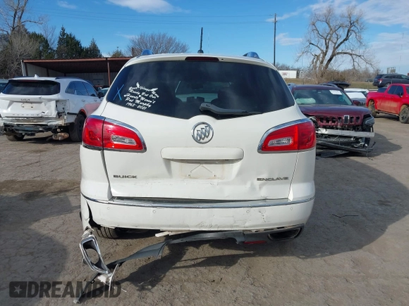 2014 Buick Enclave Convenience with VIN 5GAKRAKDXEJ140211, listed as a IAAI auction lot 41345568 with 123,121 mi miles. Bid and sale history available at carsss.com. Image 16.
