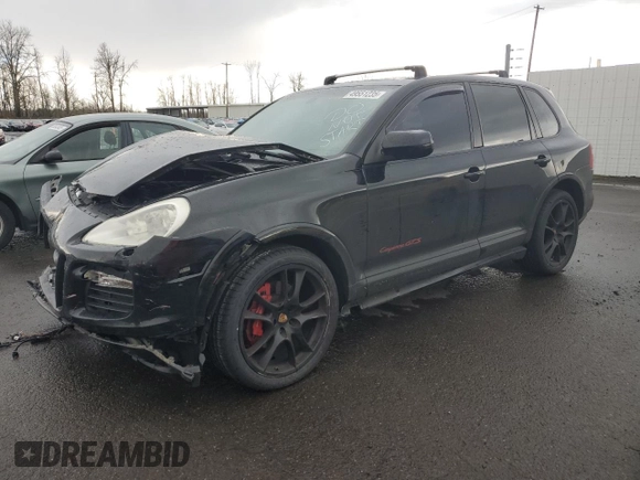 2009 Porsche Cayenne GTS with VIN WP1AD29P39LA61051, listed as a Copart auction lot 49551235 with 195,759 mi miles and Salvage title. Bid and sale history available at DreamBid. Image 1.