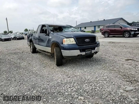 2005 Ford F-150 XLT with VIN 1FTPX145X5FA92244, listed as a Copart auction lot 61569865 with 184,219 mi miles and Salvage title. Bid and sale history available at DreamBid. Image 13.