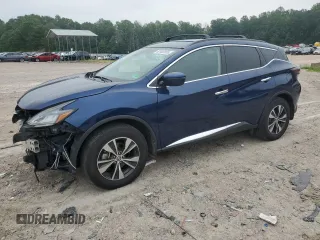 2020 Nissan Murano SV with VIN 5N1AZ2BS2LN139232, listed as a Copart auction lot 62492825 with 53,612 mi miles and Salvage title. Bid and sale history available at DreamBid. Image 1.