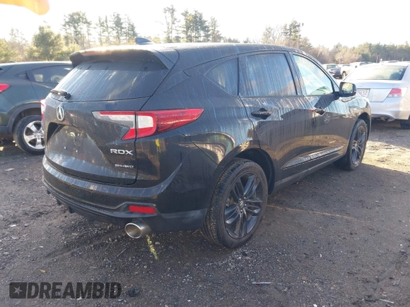 2021 Acura RDX w/A-Spec Package with VIN 5J8TC2H63ML036036, listed as a IAAI auction lot 41148956 with 47,467 mi miles. Bid and sale history available at carsss.com. Image 4.