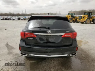 2020 Acura MDX w/Technology Pkg with VIN 5J8YD3H57LL004561, listed as a Copart auction lot 49437885 with 43,334 mi miles and Salvage Title. Bid and sale history available at carsss.com. Image 6.