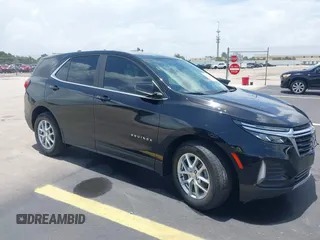 2024 Chevrolet Equinox LT with VIN 3GNAXKEG6RL112052, listed as a IAAI auction lot 42496683 with 27,837 mi miles and . Bid and sale history available at DreamBid. Image 1.
